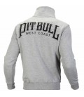 Bluza Pit Bull bez kaptura rozpinana model FAST kolor szary melanż