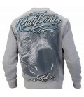 Bluza Pit Bull West Coast model California dog szara