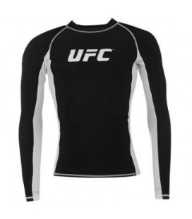 Oryginalny rashguard UFC kolor czarno - biały