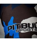 Rashguard Pit Bull model Camo Blue krótki rękaw
