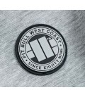 Bluza rozpinana z kapturem Pit Bull model Small Logo 2016 szara