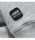 Bluza rozpinana z kapturem Pit Bull model Small Logo 2016 szara