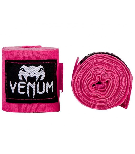 Bandaż bokserski - owijka dł 2,5m Venum różowe
