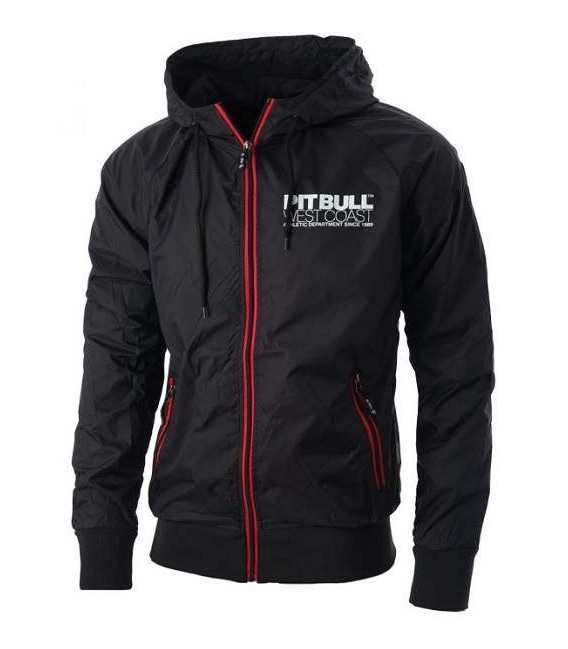 Kurtka wiatrówka Pit Bull West Coast model Athletic 5 czarna