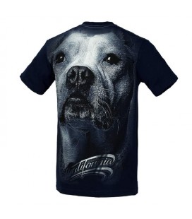 Koszulka Pit Bull West Coast model california Dog 17 ciemny granat