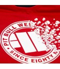 Koszulka Pit Bull West Coast SKULLER czerwona