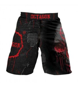 Spodenki mma Octagon model skull red