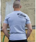 Koszulka Octagon Basic Fight Wear szara melanż