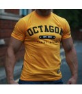 Koszulka Octagon model Octagon Fight Wear est. 2010 żółty + gratis