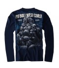 Koszulka Pit Bull West Coast model Skull Dog długi rękaw