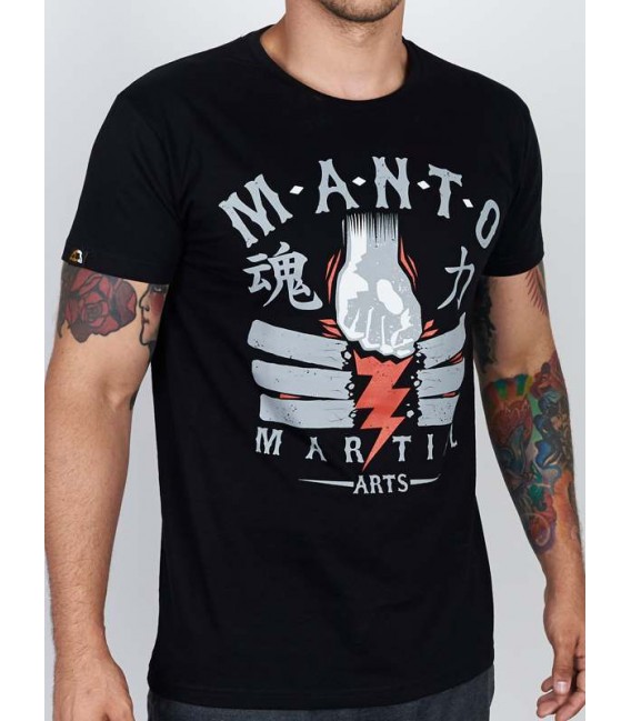Koszulka MANTO model POWER kolor czarny