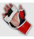 Rękawice chwytne Grappling MMA firmy Dragon skórzane