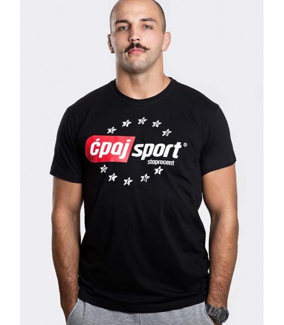Koszulka Stoprocent model Ćpaj sport kolor czarny