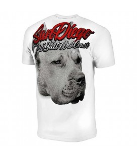 Koszulka Pit Bull model San Diego Dog 18 biała