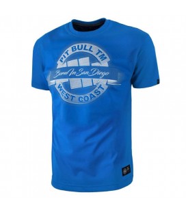 Koszulka Pit Bull model Banner 18 niebieska