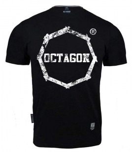 Koszulka Octagon model Logo Smash czarna